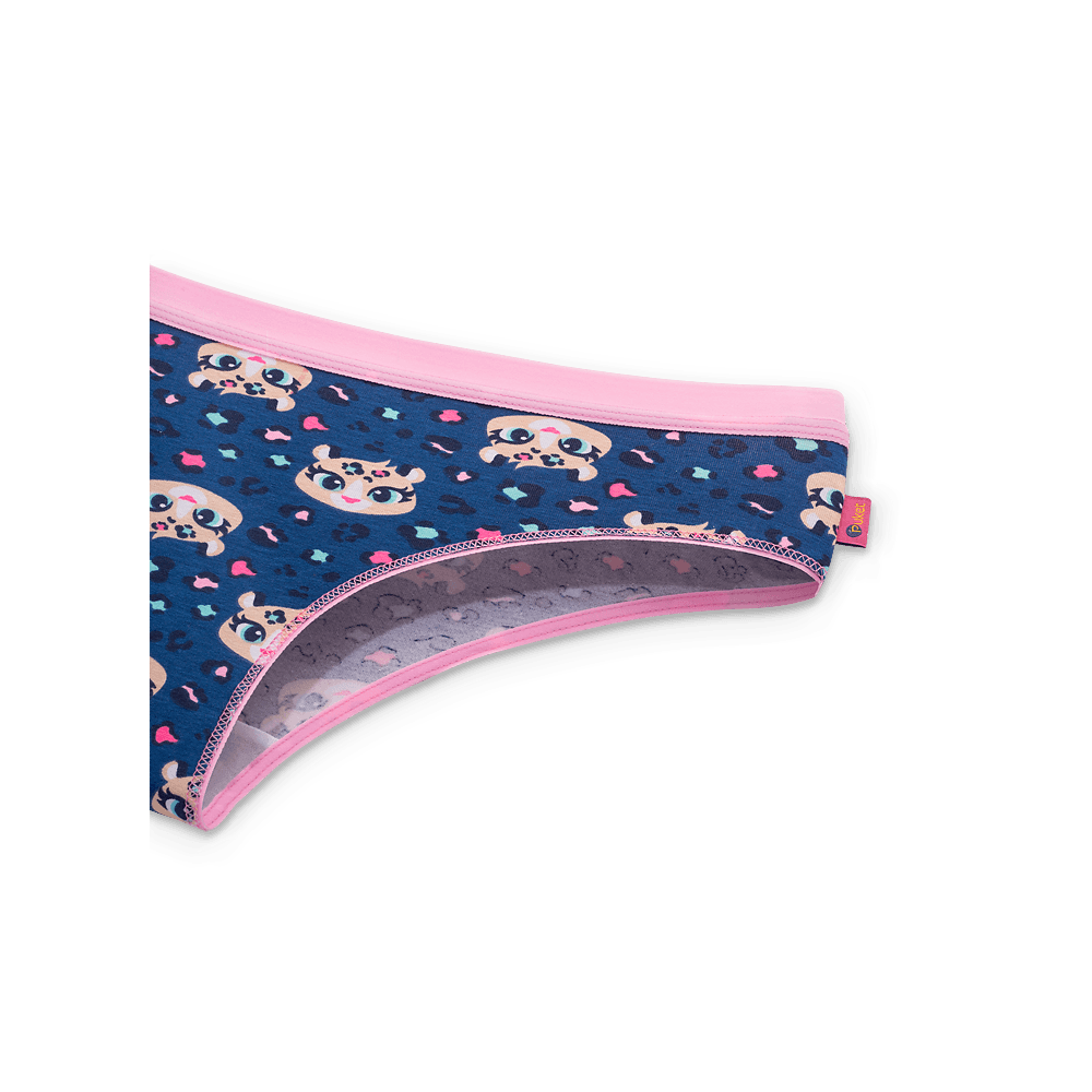 Calcinha Boneca Feminina Algodão Onça - 3