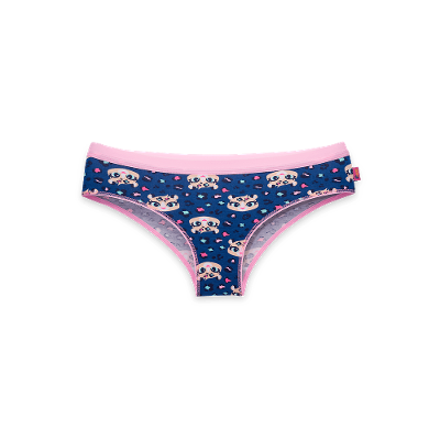 Calcinha Boneca Feminina Algodão Onça
