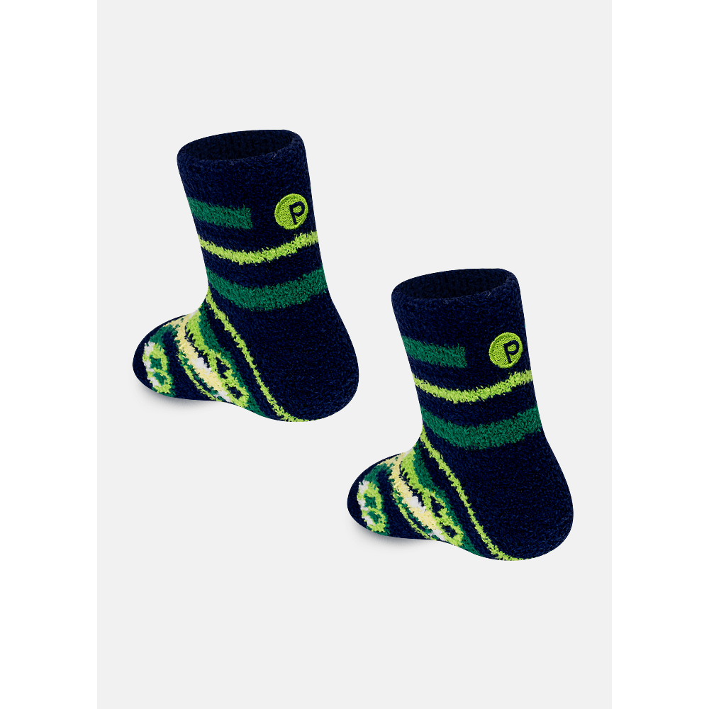 Meia Cano Médio Bebê Menino Soft Jacaré - 2