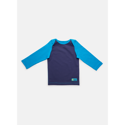 Camiseta Praia com Proteção Solar Bebê Menino Color Block