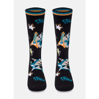 Meia Cano 3/4 Bebê Menino Tubarão Rockstar - 1