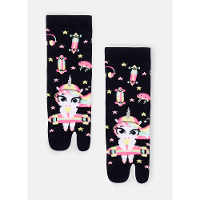 Meia Chinelinho Cano Médio Menina Unicórnio Skate - 2