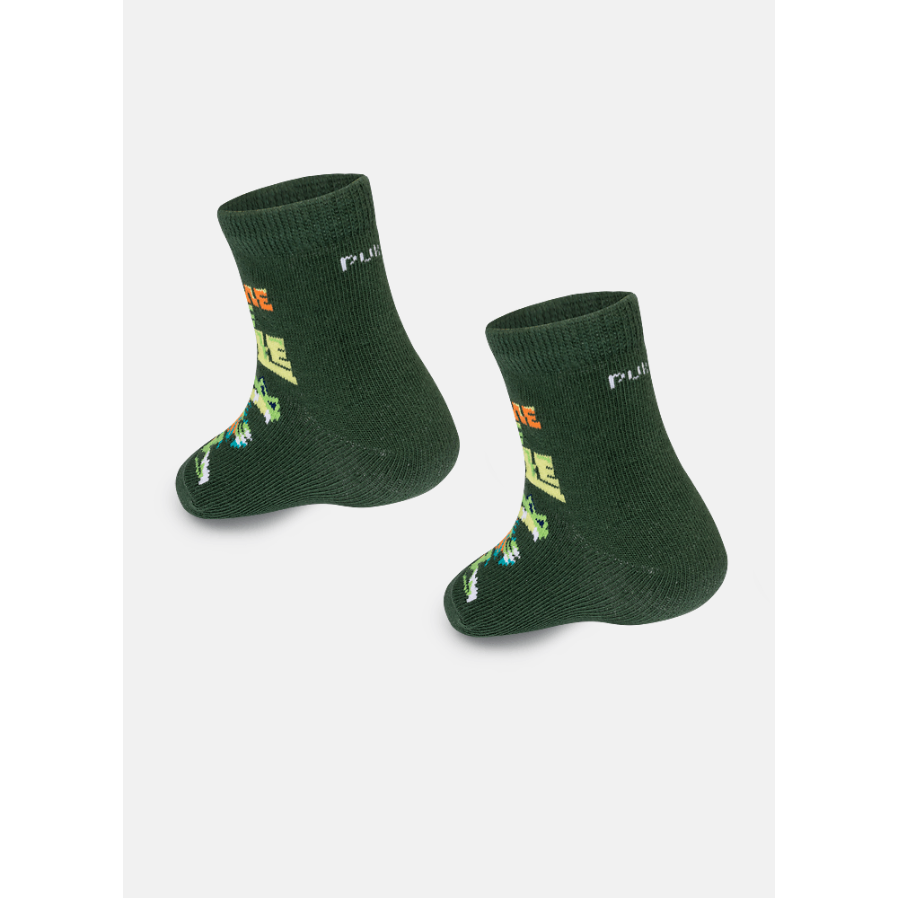 Meia Soquete Bebê Menino Jacaré Jungle - 3