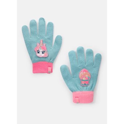 Luva Menina Teen Unicórnio Shine