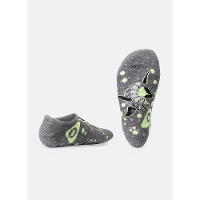 Meia Menino Sapatinho com Antiderrapante Tubarão Robô - 2