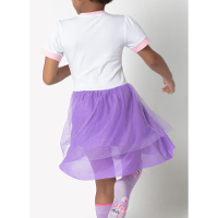 Camisola Fantasia Manga Curta Viscolycra Feminino Unicórnio Kawaii - 3