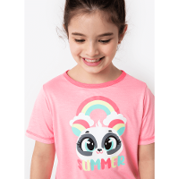 Pijama Manga Curta Menina Panda Summer - 4