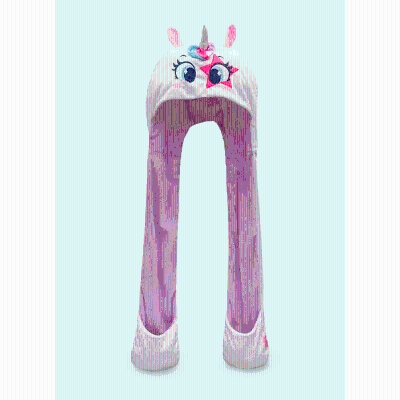 Gorro com Cachecol Menina Teen Unicórnio Popstar
