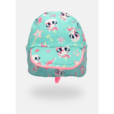 Chapéu com Proteção Solar Menina Bebê Unicórnio Music