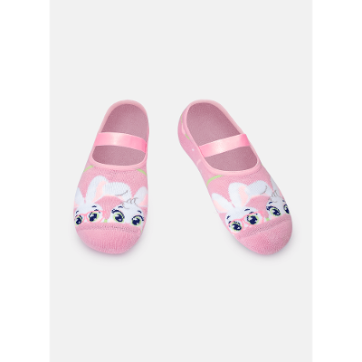 Meia Sapatilha Feminina Antiderrapante Coelha Romântica