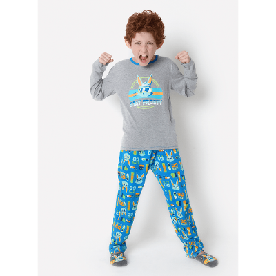 Pijama Manga Longa Algodão Menino Teen Coeho Radical