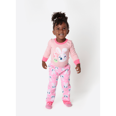 Body Manga Longa Bebê Menina Coelha Romântica