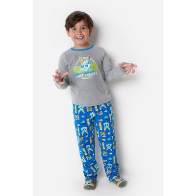 Pijama Manga Longa Menino Coelho Radical