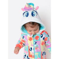 Macacão Manga Longa Soft Bebê Menina Unicórnio Cherry - 3