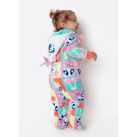 Macacão Manga Longa Soft Bebê Menina Unicórnio Cherry - 4