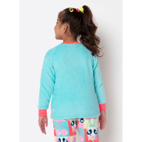 Pijama Manga Longa Soft Menina Unicórnio Cherry - 4
