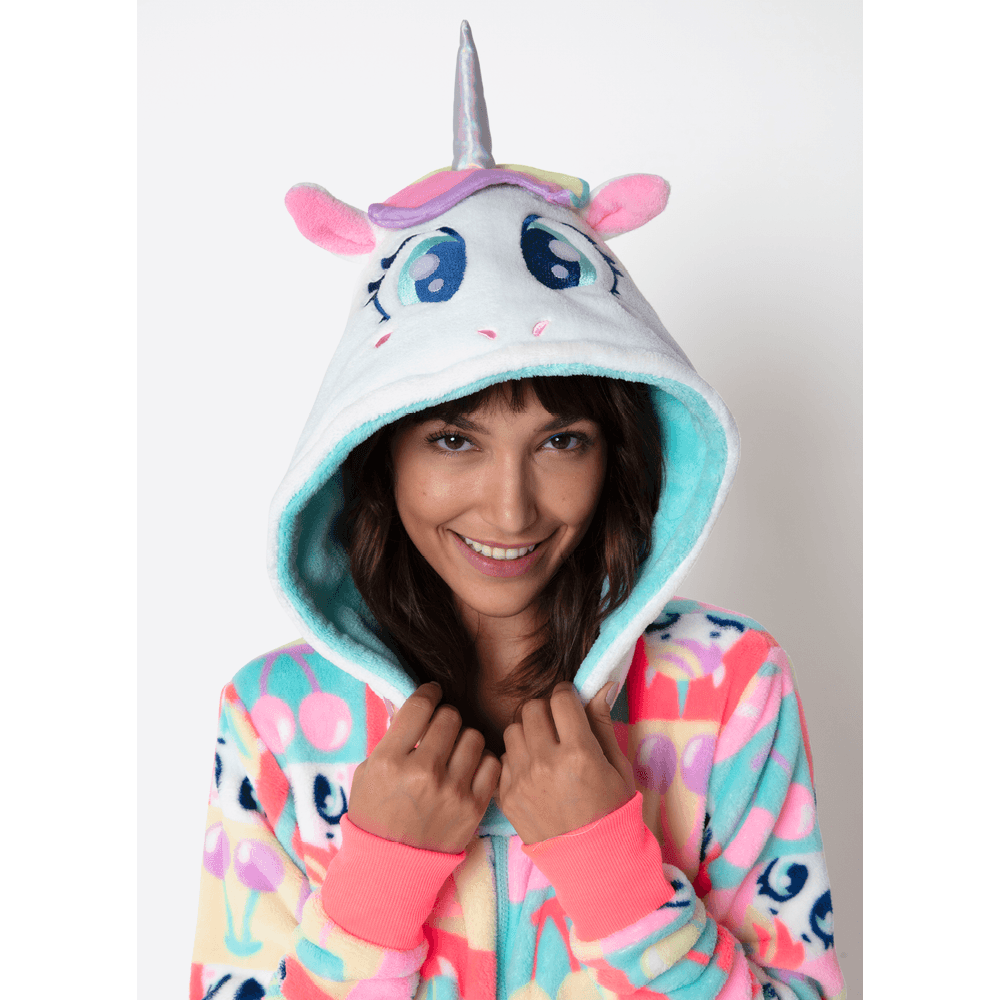 Macacão Manga Longa Soft Feminino Unicórnio Cherry - 2