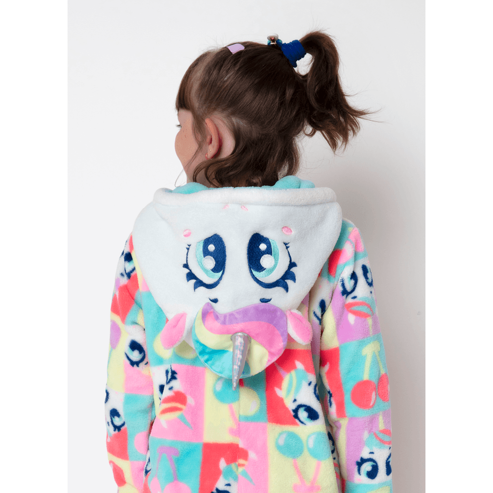 Macacão Manga Longa Soft Menina Unicórnio Cherry - 5