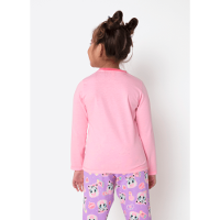 Pijama Manga Longa Algodão Menina Vaca Patches - 4