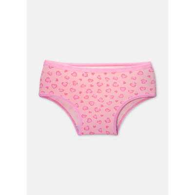 Calcinha Caleçon Menina Teen Microfibra Coração