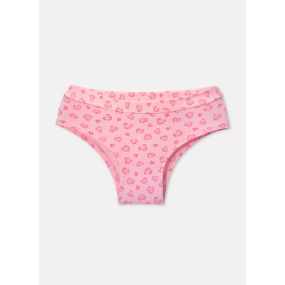 Calcinha Boneca Menina Teen Microfibra Coração