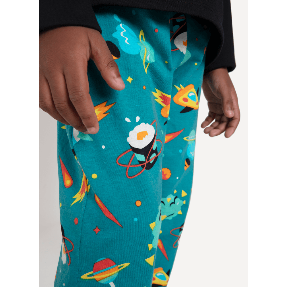 Pijama Manga Longa Algodão Menino Space Food - 5