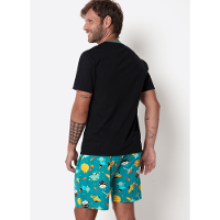 Pijama Manga Curta Masculino Space Food - 3