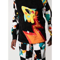 Pijama Manga Longa Soft Unissex Space Food - 8