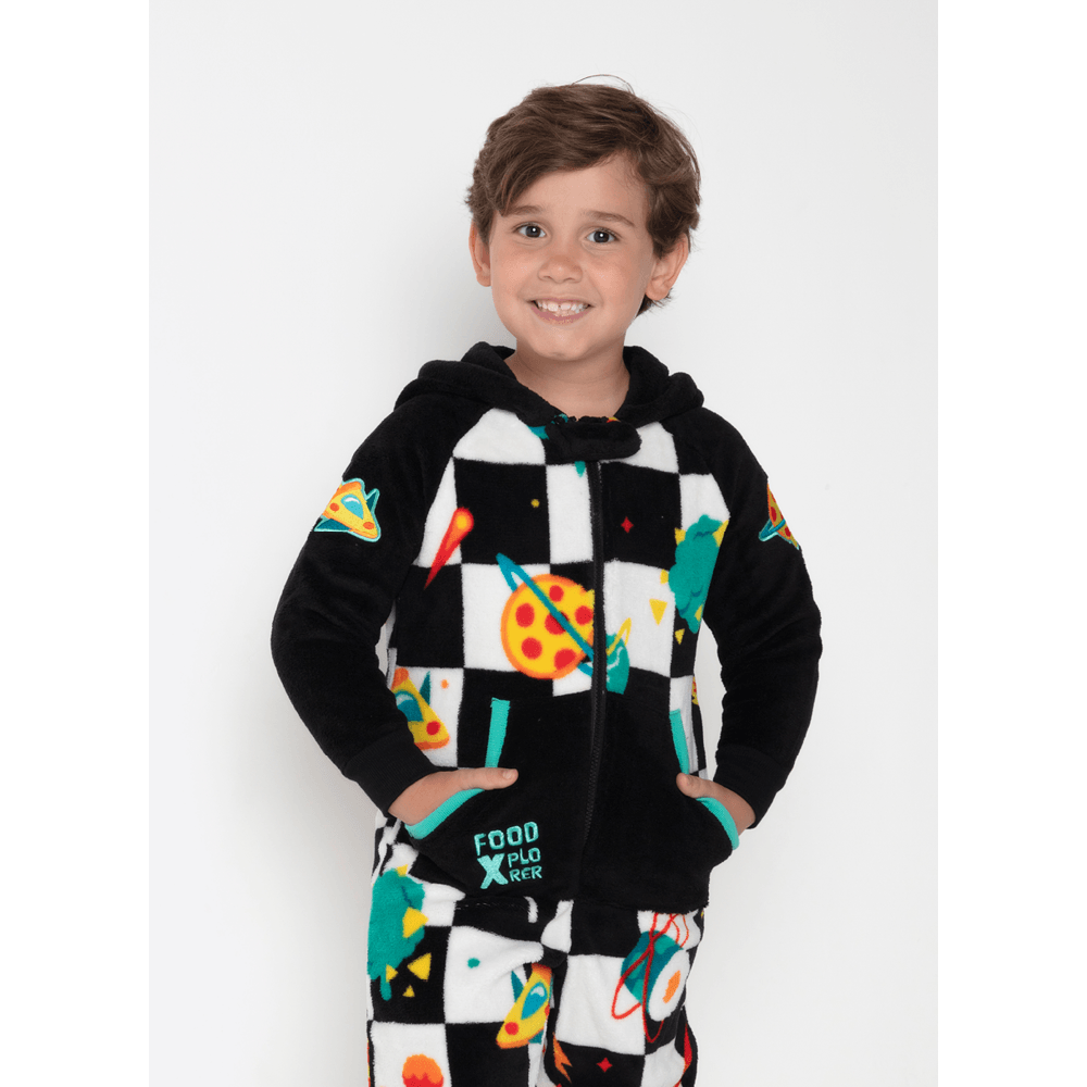 Macacão Manga Longa Soft Unissex Space Food - 7