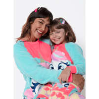 Pijama Manga Longa Soft Feminino Unicórnio Cherry - 2