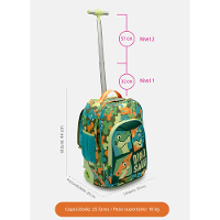 Mochila com Rodinha Dino Trio - 9