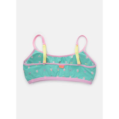 Top Microfibra Menina Teen Estampado Unicórnio Cherry