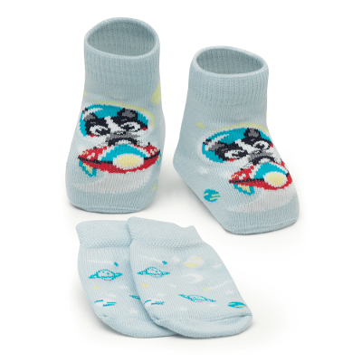 Meia Menino Soquete Cano Médio Bulldog