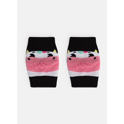 Joelheira Antiderrapante Bebê Menina Vaca