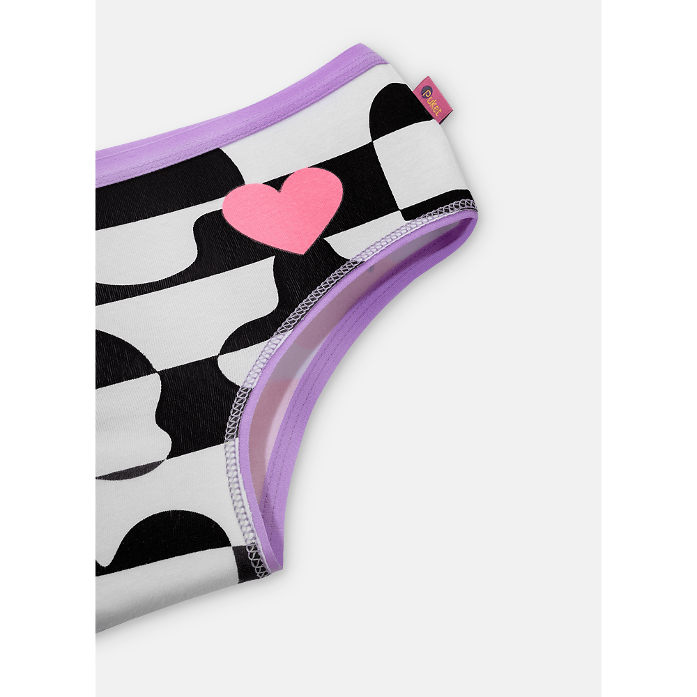 Calcinha Boneca Algodão Menina Vaca Patches - 3