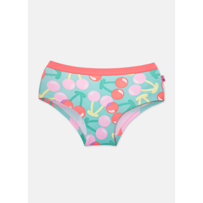 Calcinha Caleçon Algodão Feminina Unicórnio Cherry