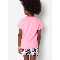 Pijama Manga Curta Viscolycra Menina Vaca Patches - 4