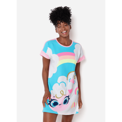 Camisola Manga Curta Viscolycra Feminina Ovelha
