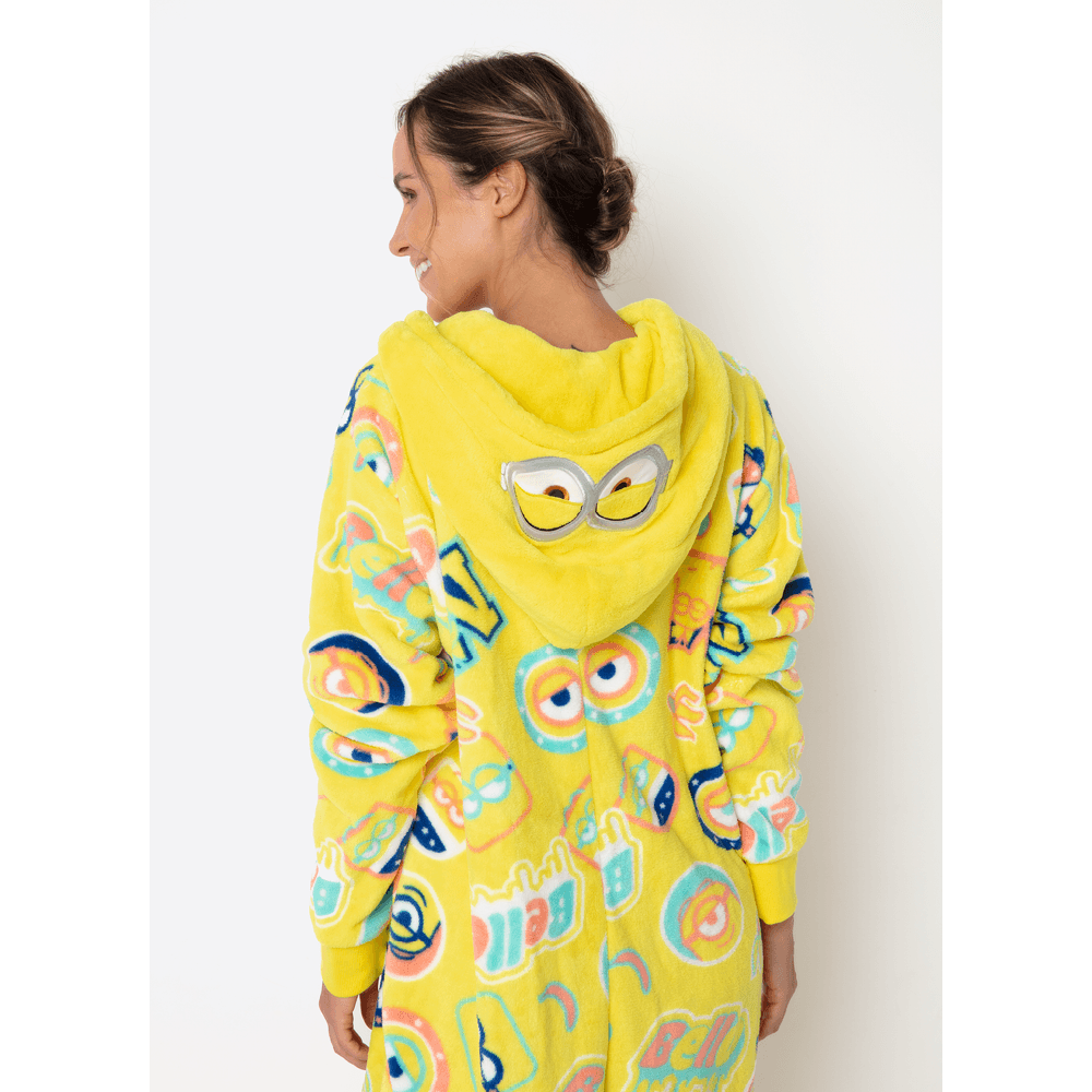 Macacão Manga Longa Soft Adulto Unissex Minions - 4