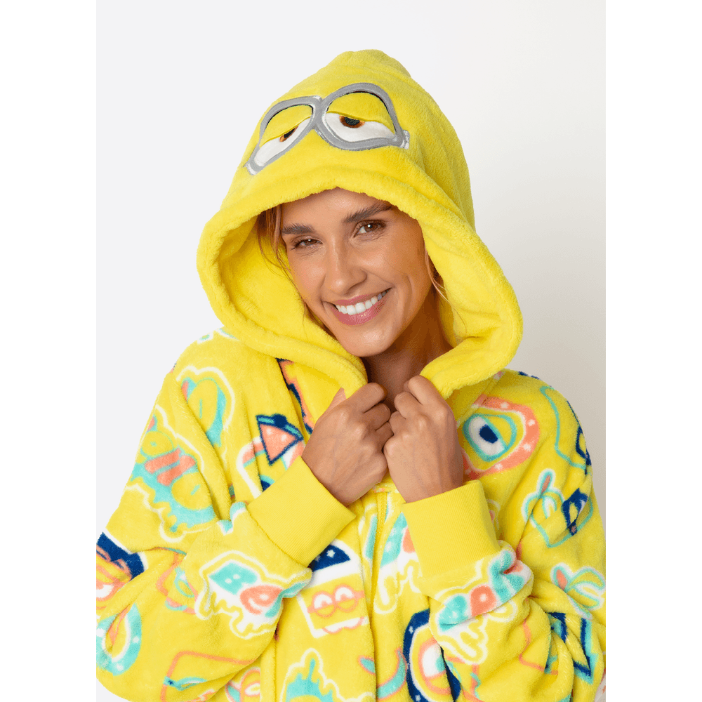 Macacão Manga Longa Soft Adulto Unissex Minions - 6