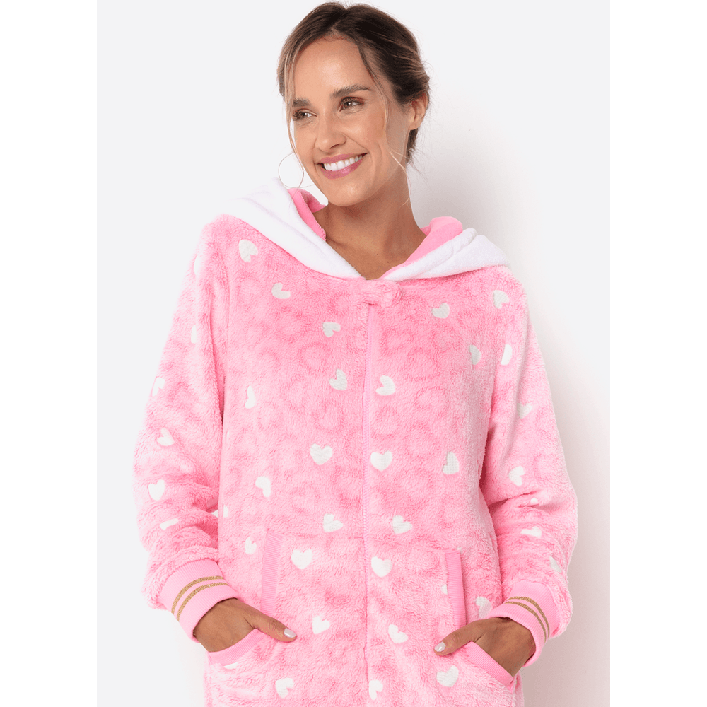 Macacão Manga Longa Soft Feminino Gata Romântica - 3