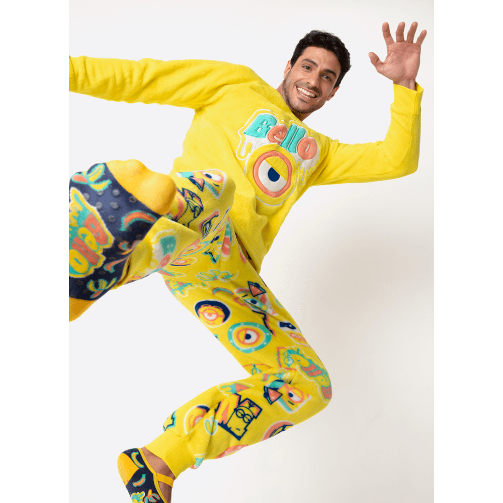 Pijama Manga Longa Soft Unissex Adulto Minions - 2