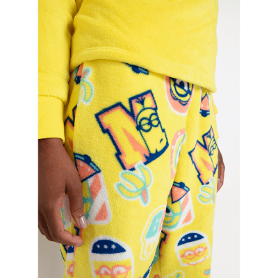 Pijama Manga Longa Soft Unissex Adulto Minions