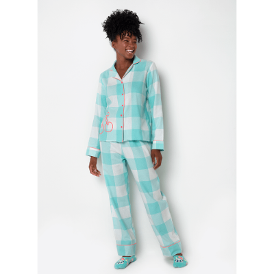 Pijama Manga Longa Flanelado Feminino Cherry