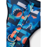 Peitoral Style para Pets Tubarão Gamer