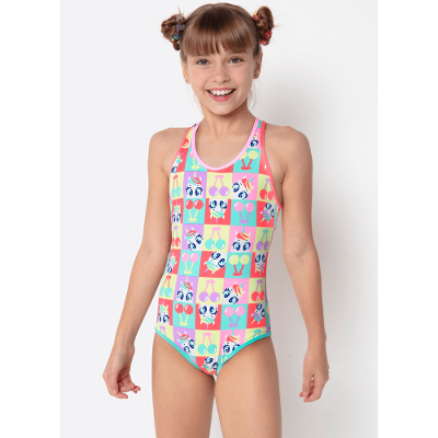 Maiô Menina Teen Com Proteção Solar Unicórnio Cherry