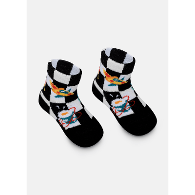 Meia Soquete Bebê Unissex Space Food