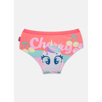 Calcinha Caleçon Algodão Menina Unicórnio Cherry - 2