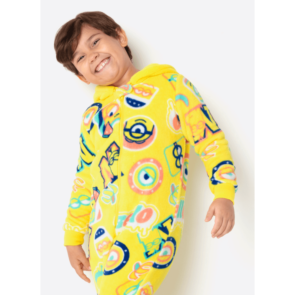 Macacão Manga Longa Soft Unissex Kids Minions - 6