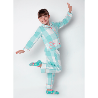 Pijama Manga Longa Flanelado Menina Cherry